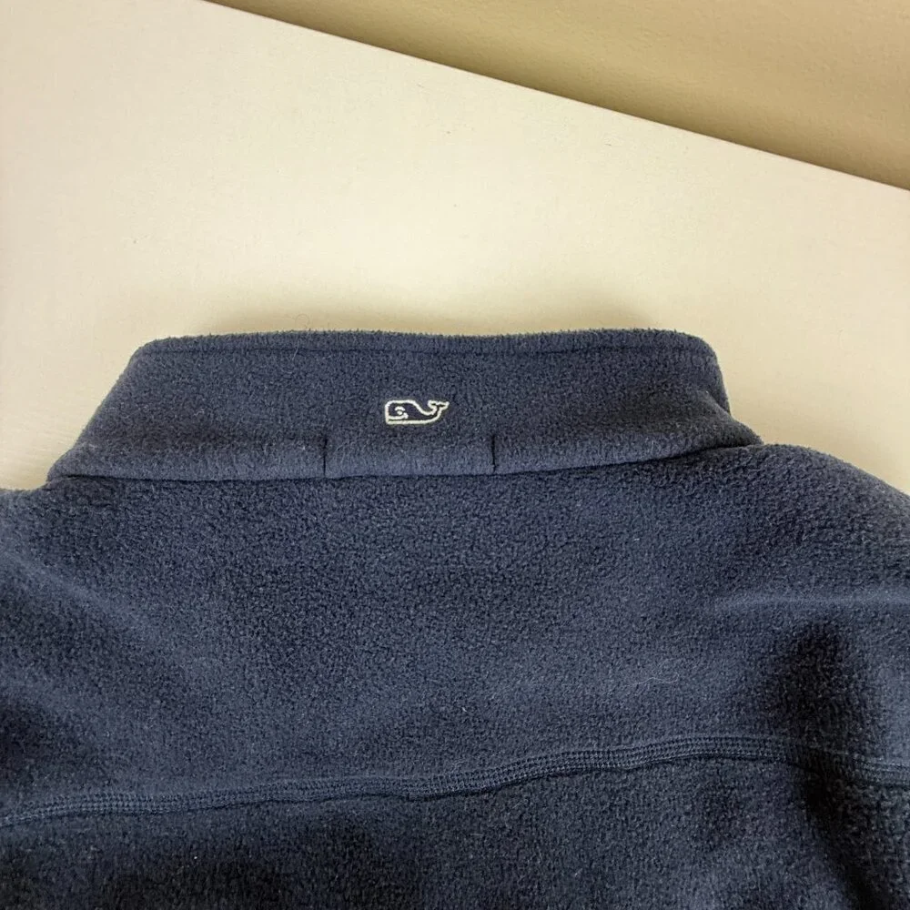 Men's Vineyard Vines Fleece Vest | L | Full-Zip | Zipper Pockets